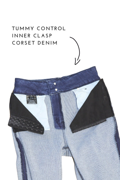Isabella Corset Ultra High Rise Modern Wide Jeans