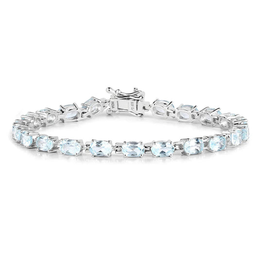 Natural Blue Topaz Bracelet
