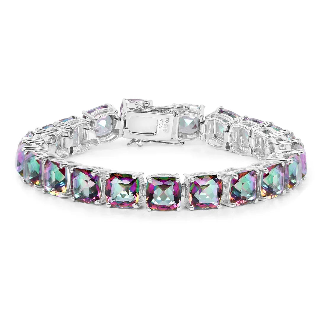 Genuine Rainbow Quartz Bracelet