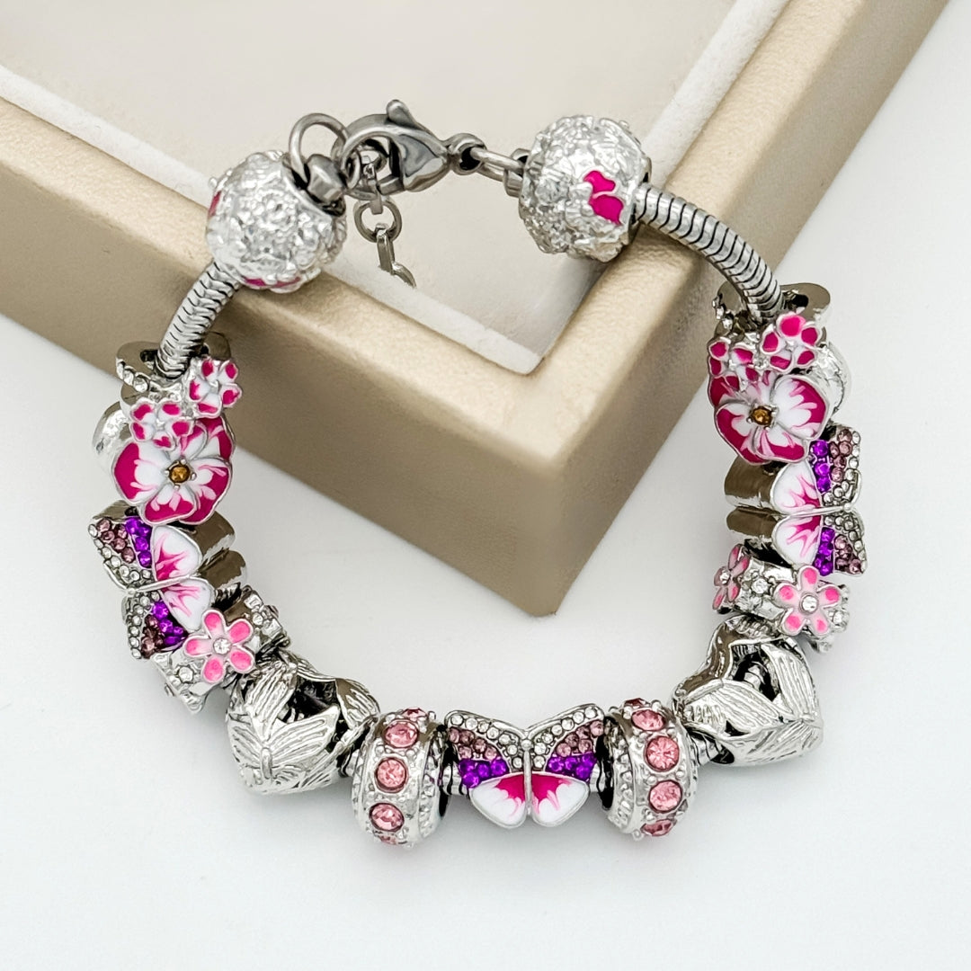 Petals in Flight Butterfly Bracelet