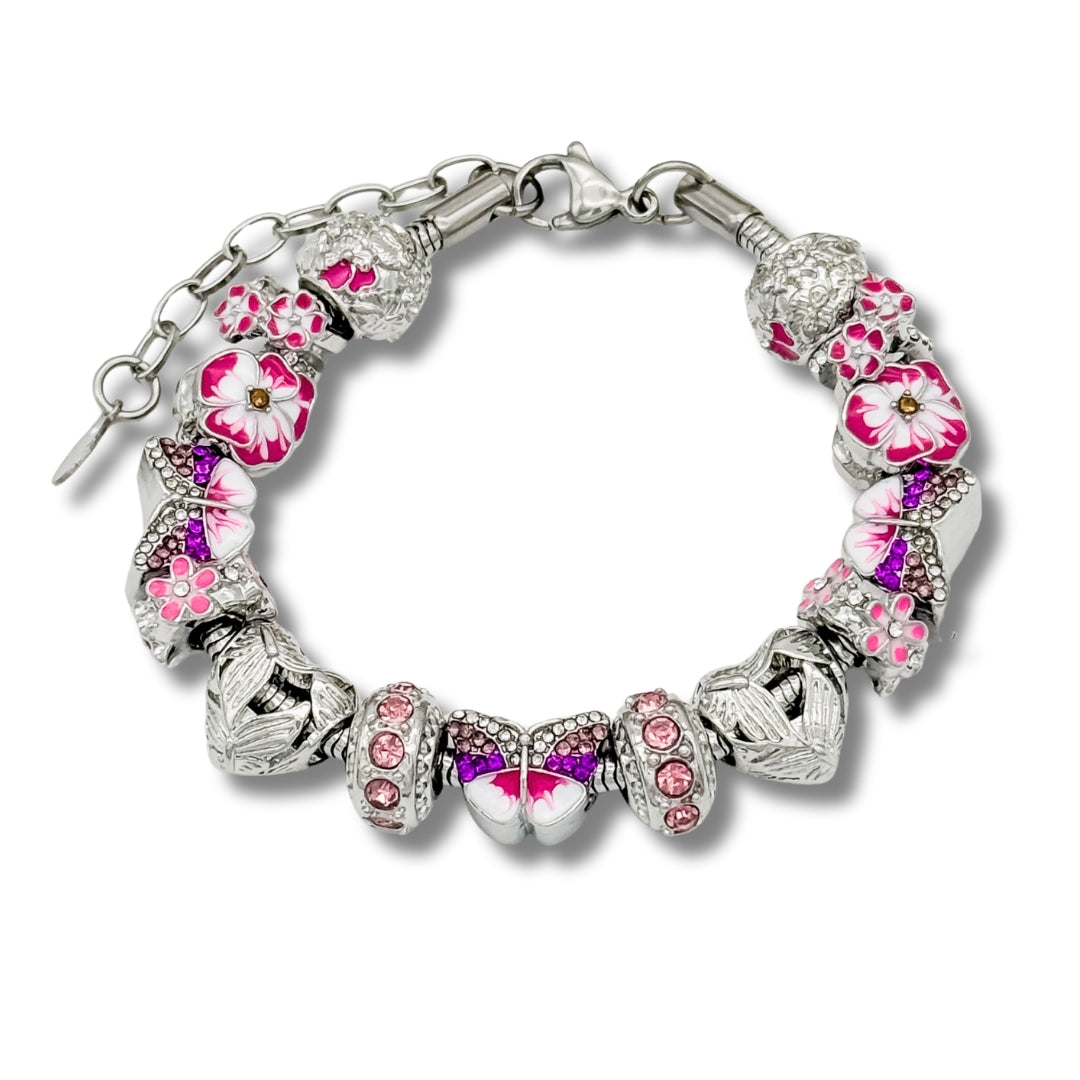 Petals in Flight Butterfly Bracelet