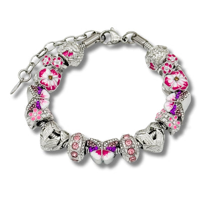 Petals in Flight Butterfly Bracelet