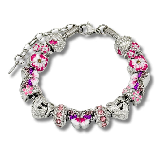 Petals in Flight Butterfly Bracelet