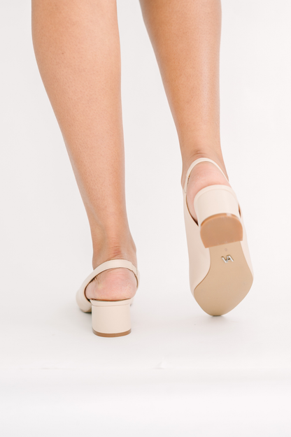 Evie Slingback Cream