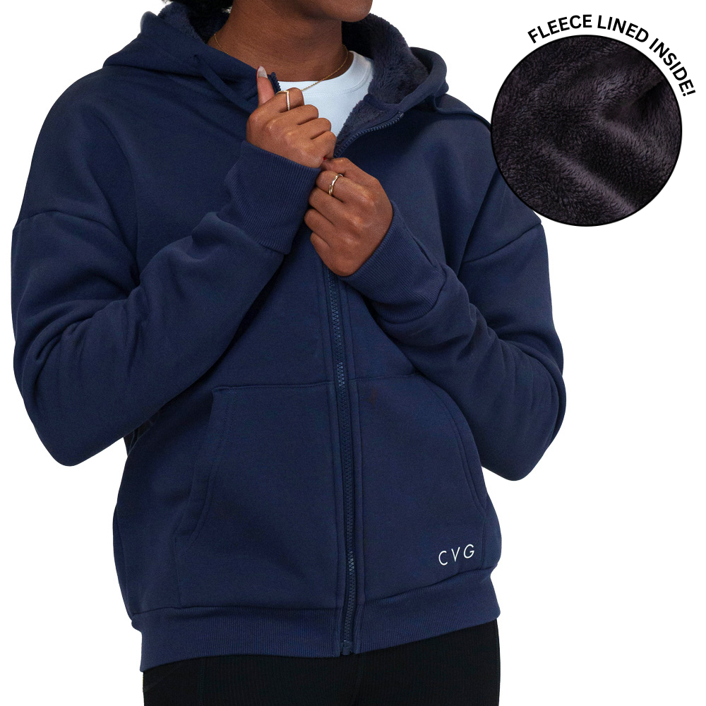 Constantly Varied Gear Fleece Zip Up - Navy