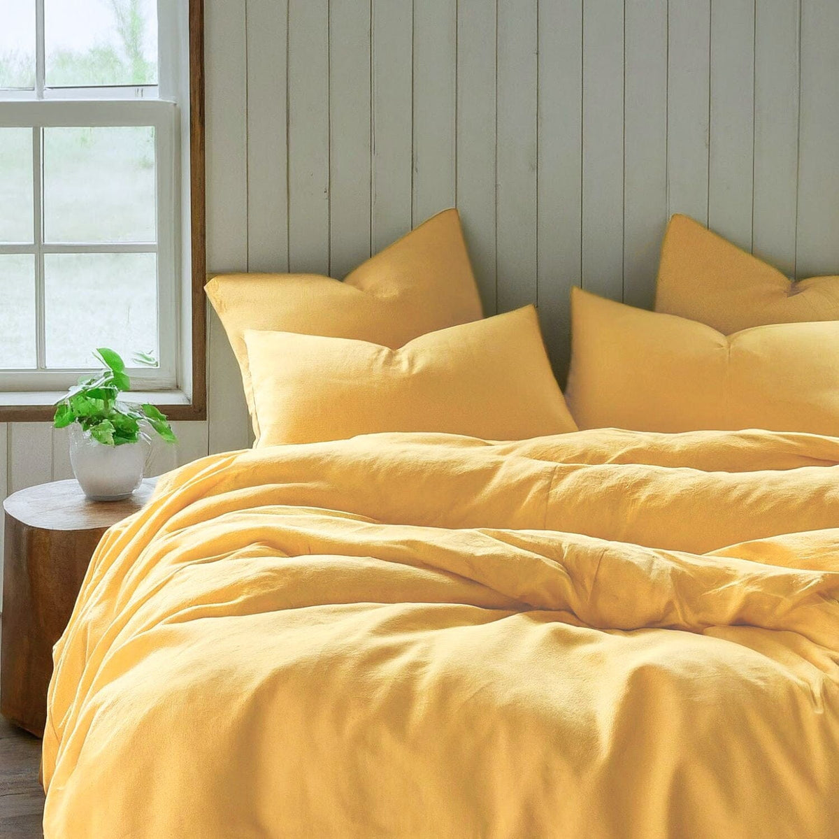 Tache Sunny Yellow Duvet Cover Set (404-YS-DS)