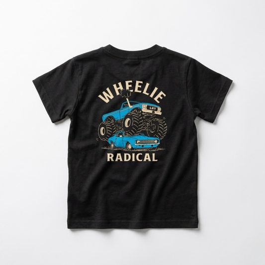 Wheelie Radical Tee - Blue Edition