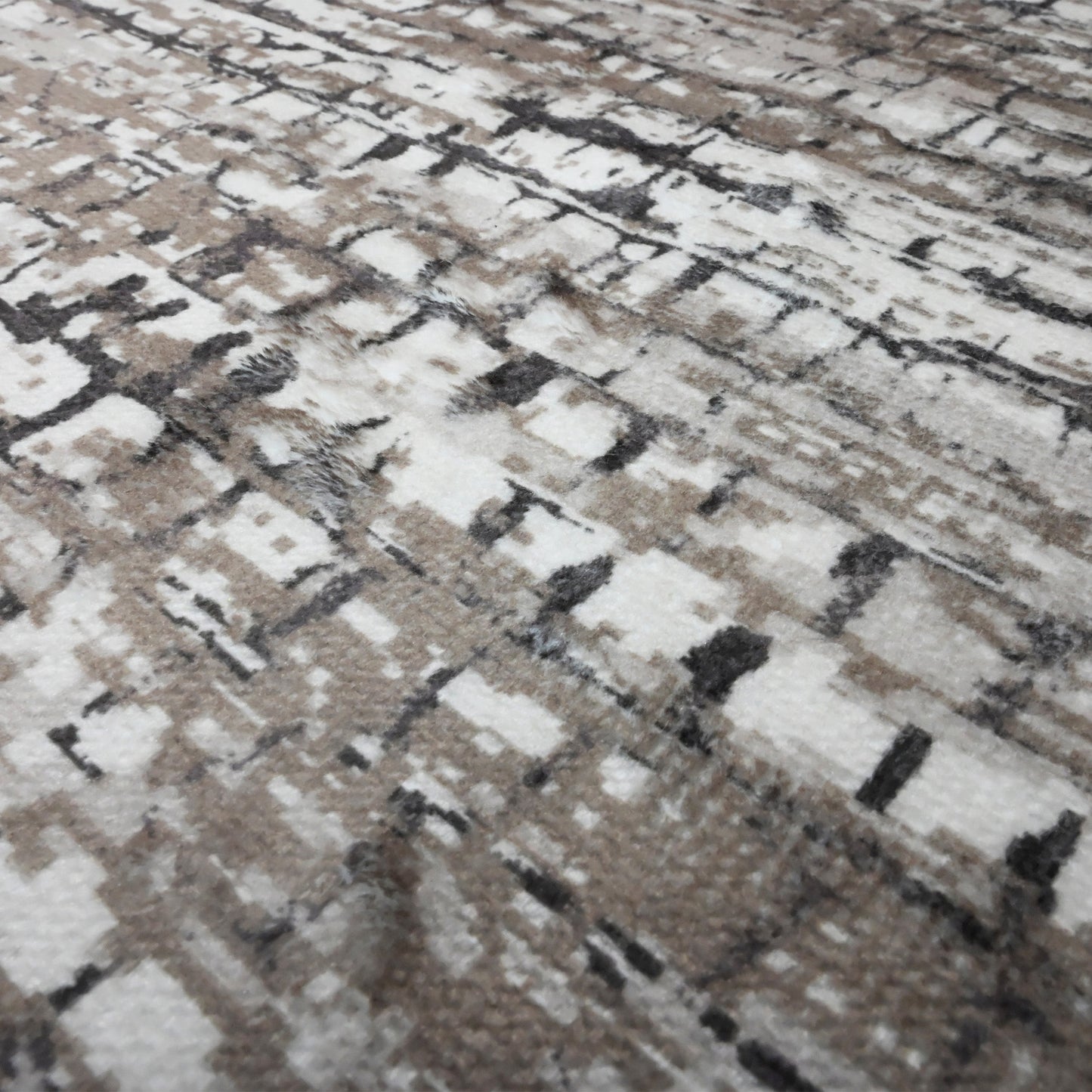 Bibb Home Washable Flannel Printed Accent Rug With Latex Back 1-2 Pack  24x36