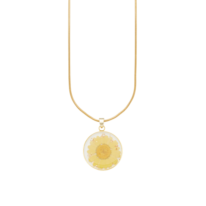 Mint & Lily Pressed Birth Flower Necklace