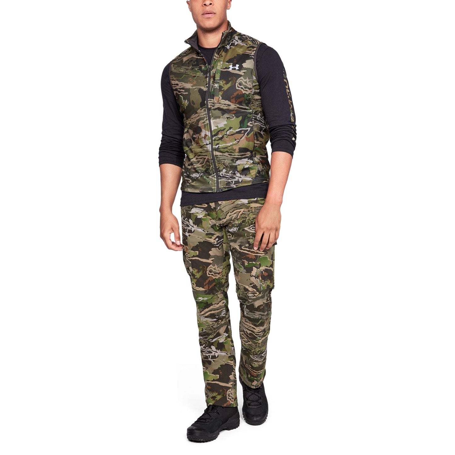 Under Armour Men's Off Grid Zephyr Fleece Camo Vest Vests