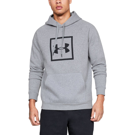 Under Armour Men's Rival Fleece Box Logo Hoodie Sweaters