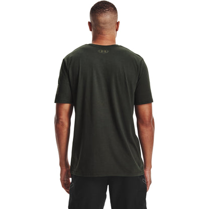 Under Armour Men's Freedom Chest Flag T-Shirt T-Shirts