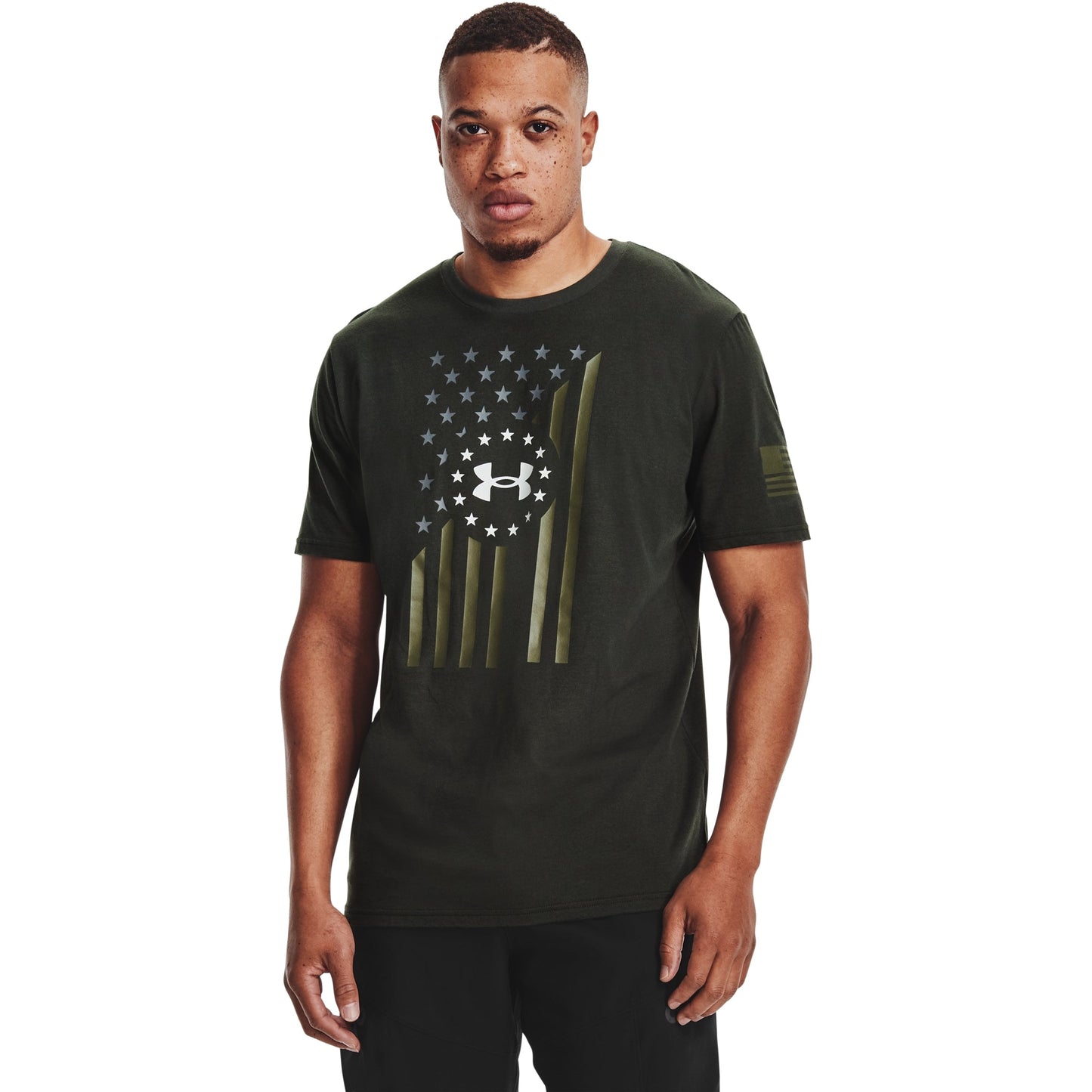 Under Armour Men's Freedom Chest Flag T-Shirt T-Shirts