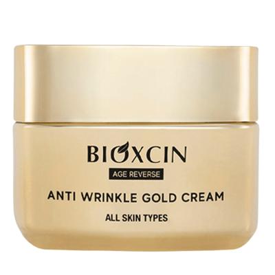 Bioxcin Anti-Aging Face Cream with Gold Particles - Luxurious Hydrating Cream for Fine Lines & Wrinkles, 1.69 fl oz