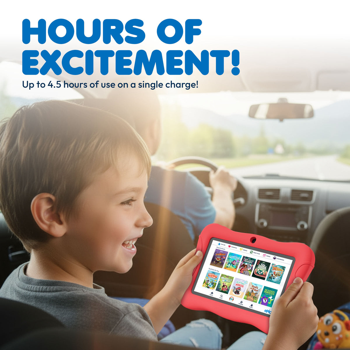 Contixo V9 Kids HD 7" Tablet - Epic & Lingo Kids, 15 Educational Apps & Kickstand Included