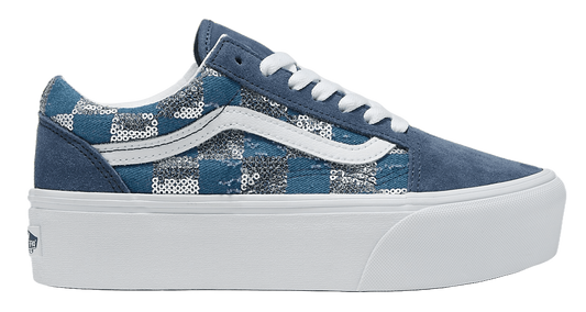 Glimmr Check/Vintage Indigo-