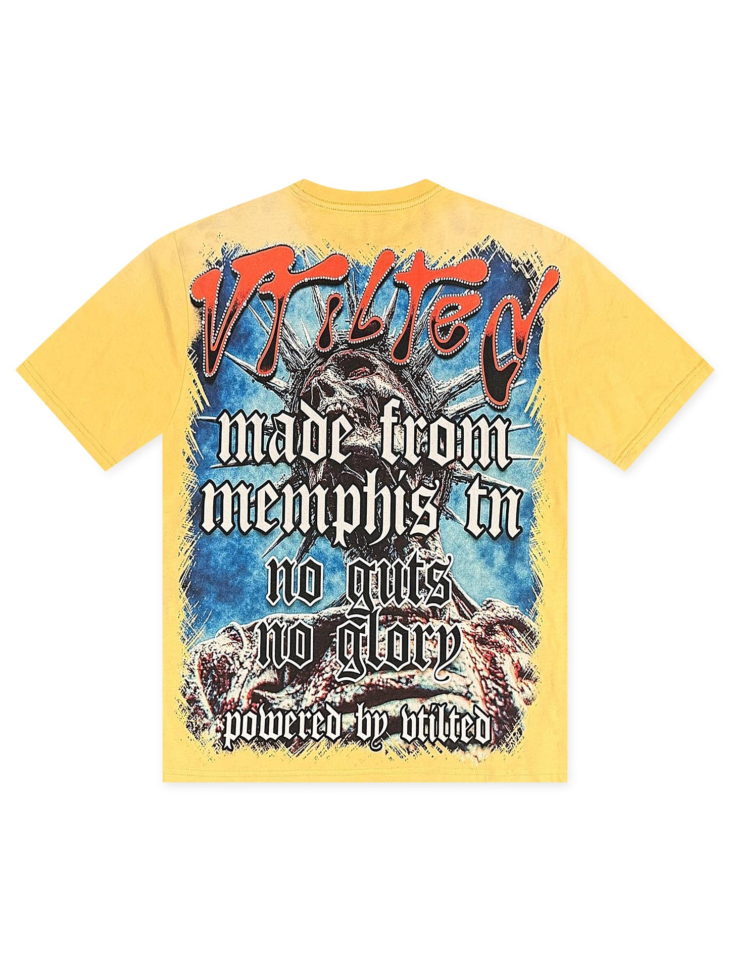 Vtilted Glory Tee - Mustard