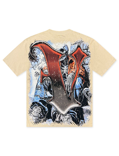 Vtilted Unstable Tee - Cream