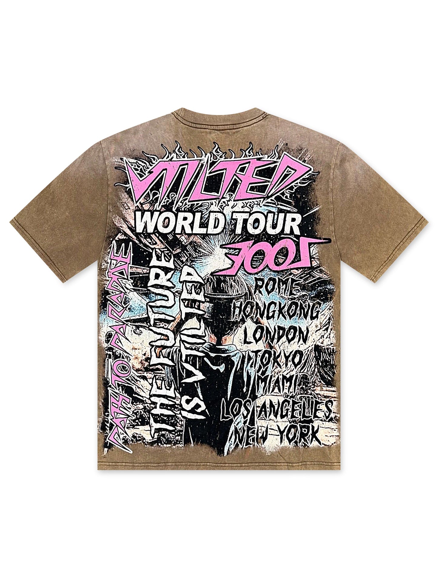 Vtilted Tokyo Tee - Brown Wash