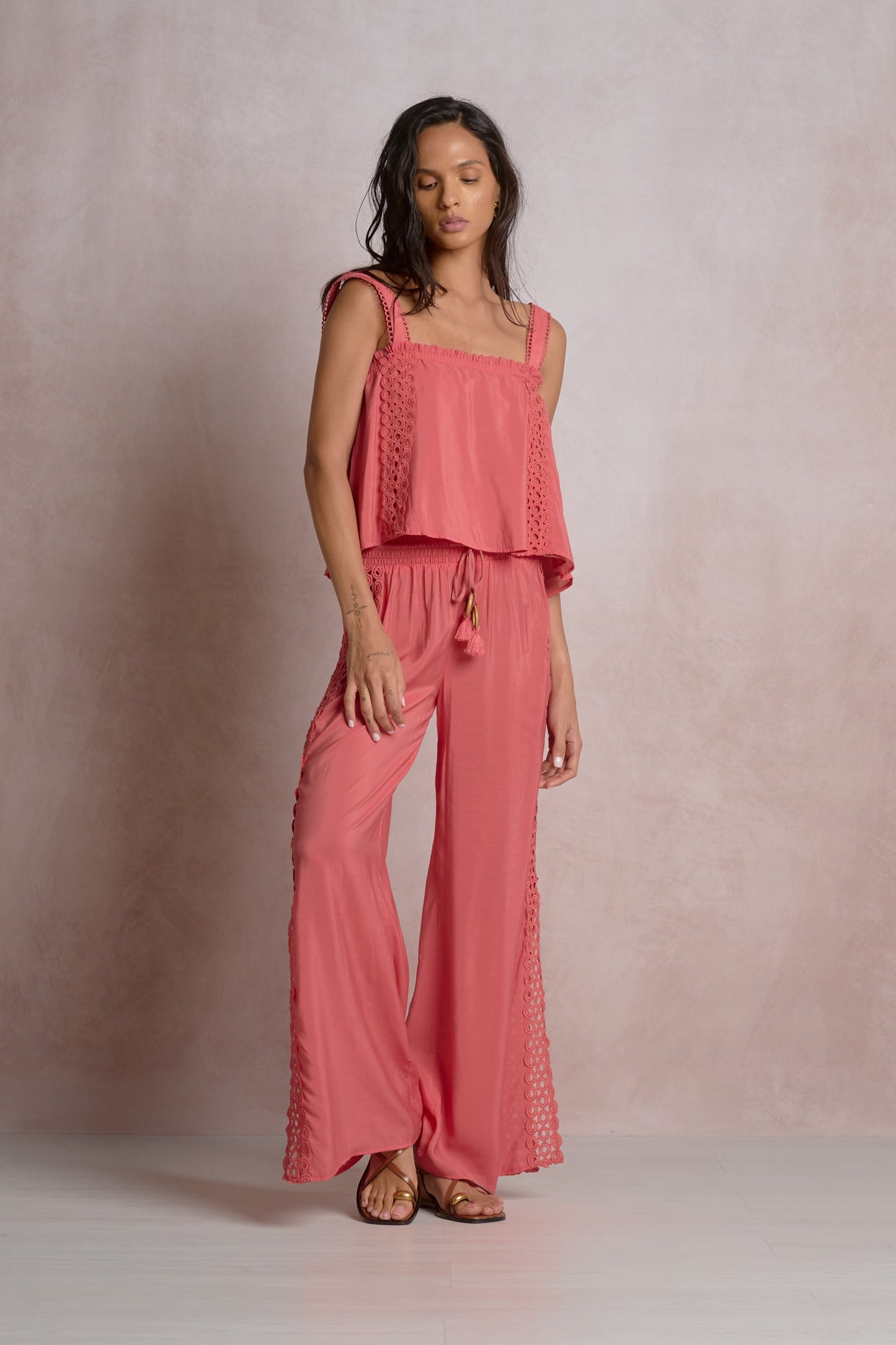Vida Pant Pink Bright