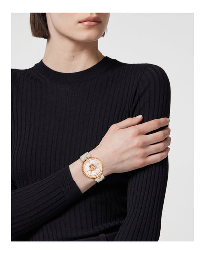 Versace Medusa Jewel Leather Watch