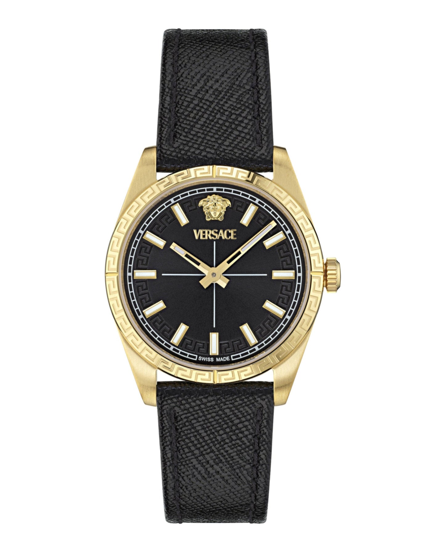 Versace  Millenyium Leather Watch