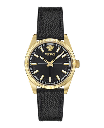Versace  Millenyium Leather Watch