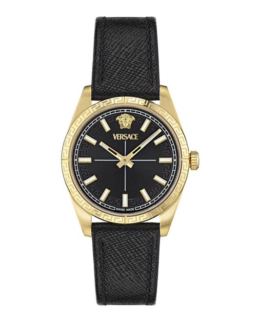 Versace  Millenyium Leather Watch