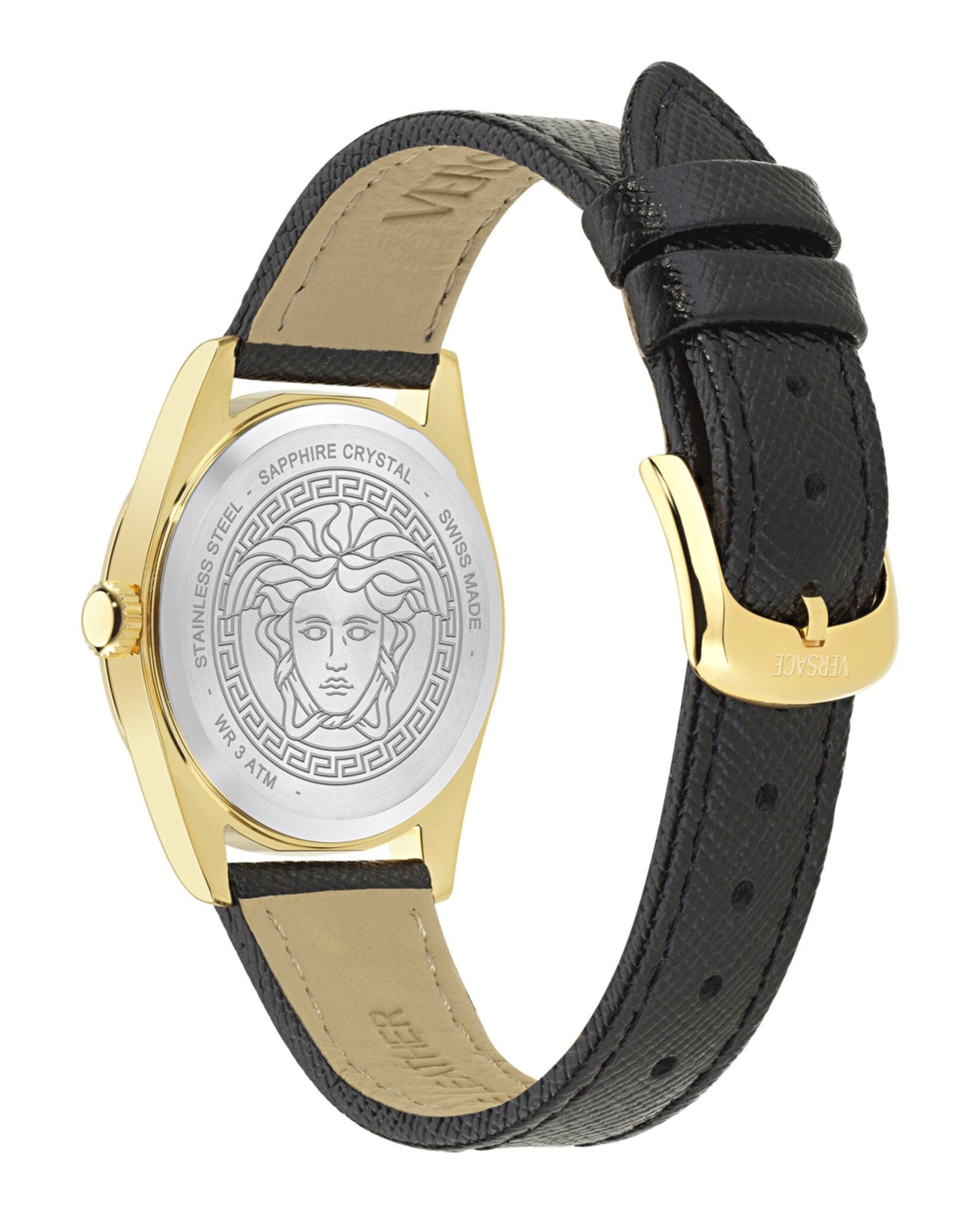 Versace  Millenyium Leather Watch