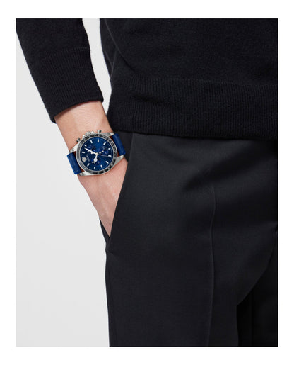 Versace Greca Chrono Wave Leather Watch