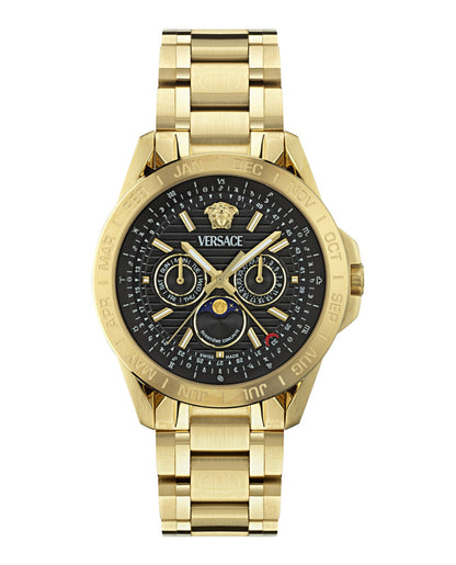 Versace V-Galaxy Moonphase Bracelet Watch