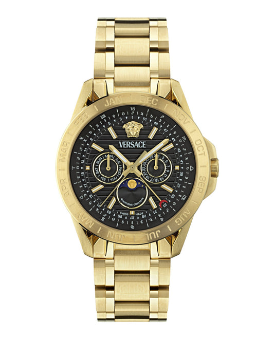 Versace V-Galaxy Moonphase Bracelet Watch