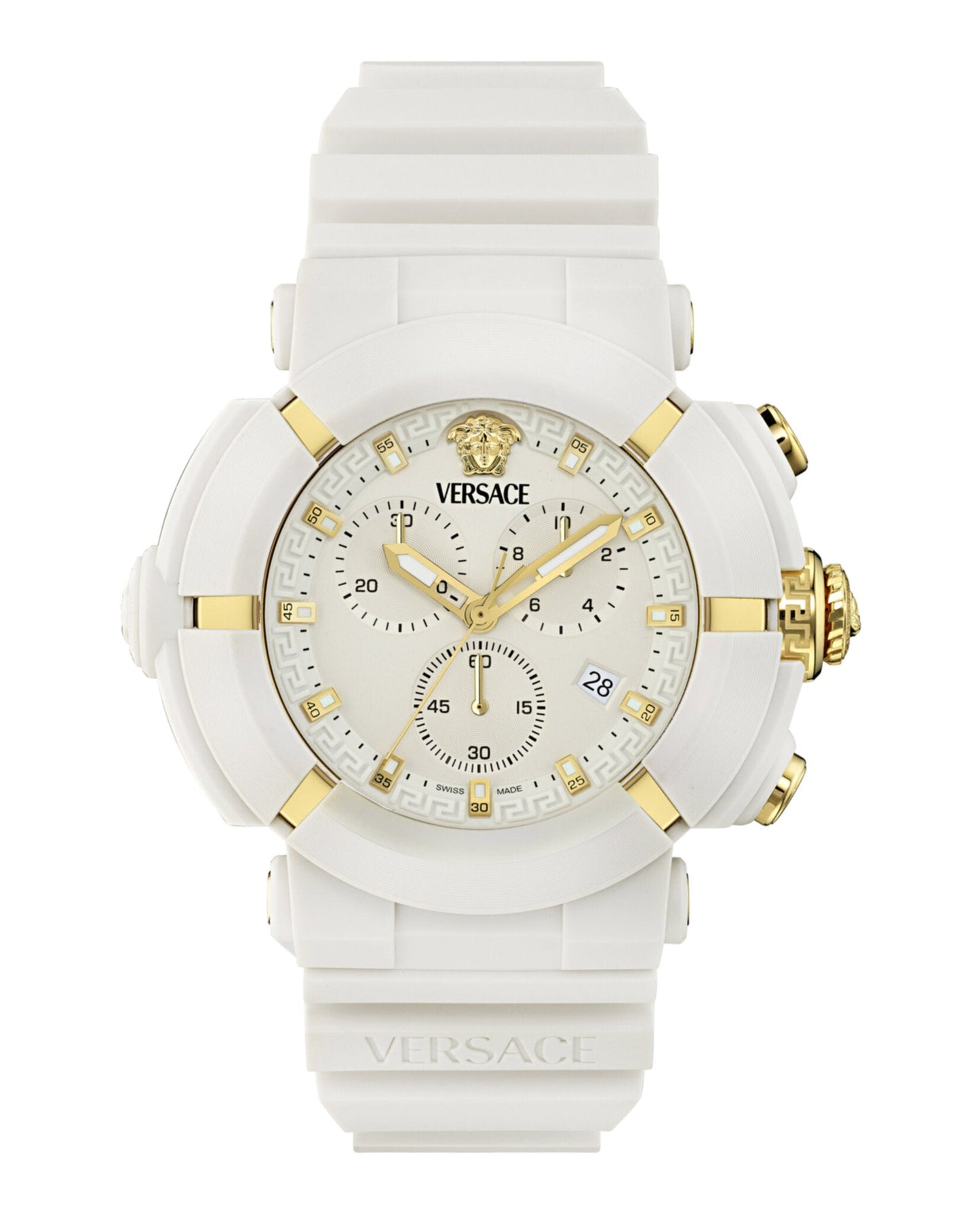 Versace  Real Active Chrono Silicone Watch