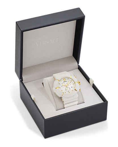 Versace  Real Active Chrono Silicone Watch