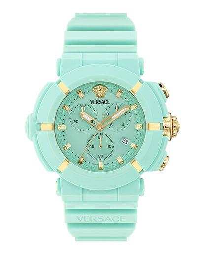 Versace  Real Active Chrono Silicone Watch