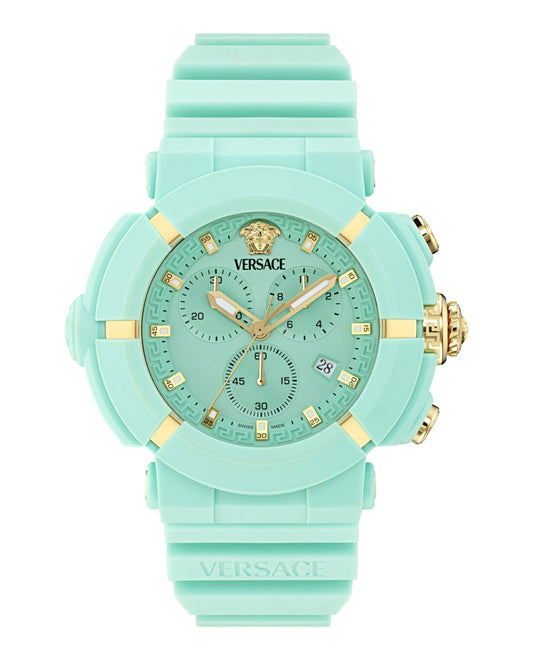 Versace  Real Active Chrono Silicone Watch