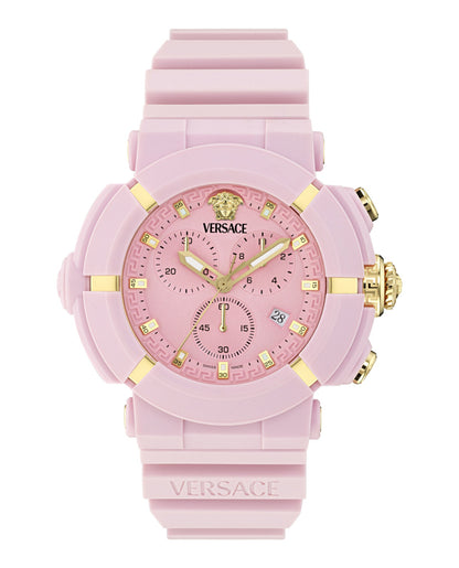 Versace  Real Active Chrono Silicone Watch