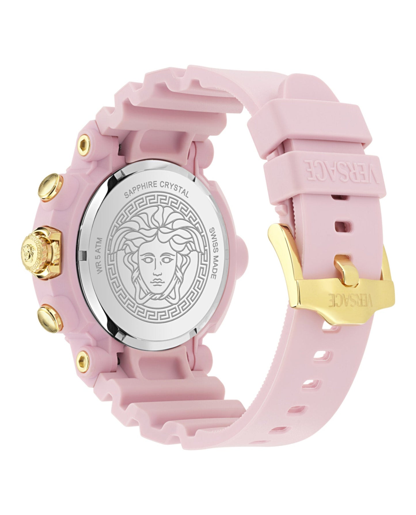 Versace  Real Active Chrono Silicone Watch