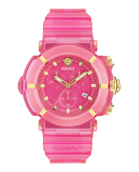 Versace  Real Active Chrono Silicone Watch