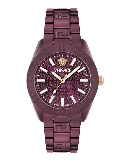 Versace V-Dome Aluminum Bracelet Watch