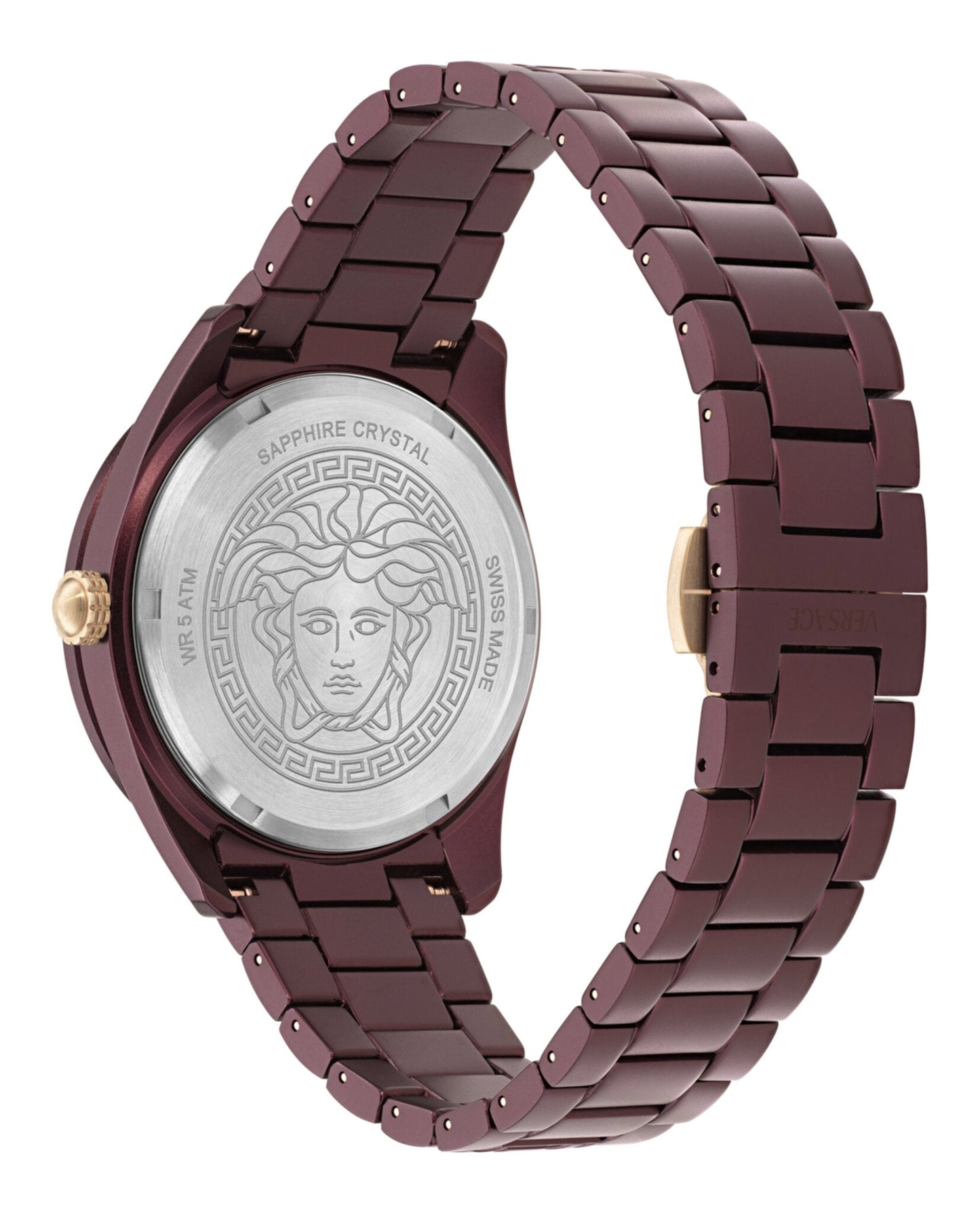 Versace V-Dome Aluminum Bracelet Watch