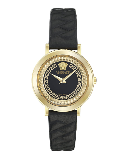 Versace  Delphinus Leather Watch