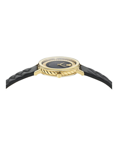 Versace  Delphinus Leather Watch