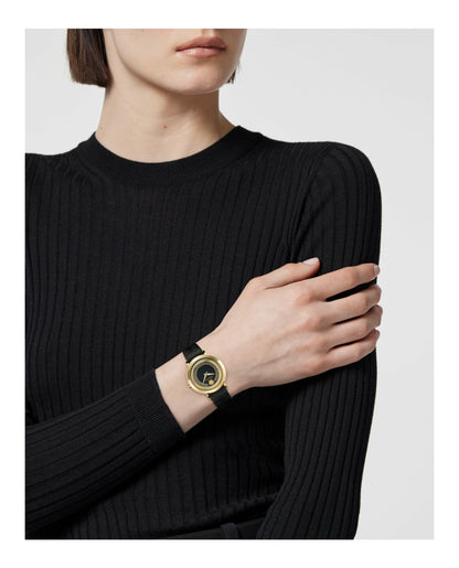 Versace  Delphinus Leather Watch