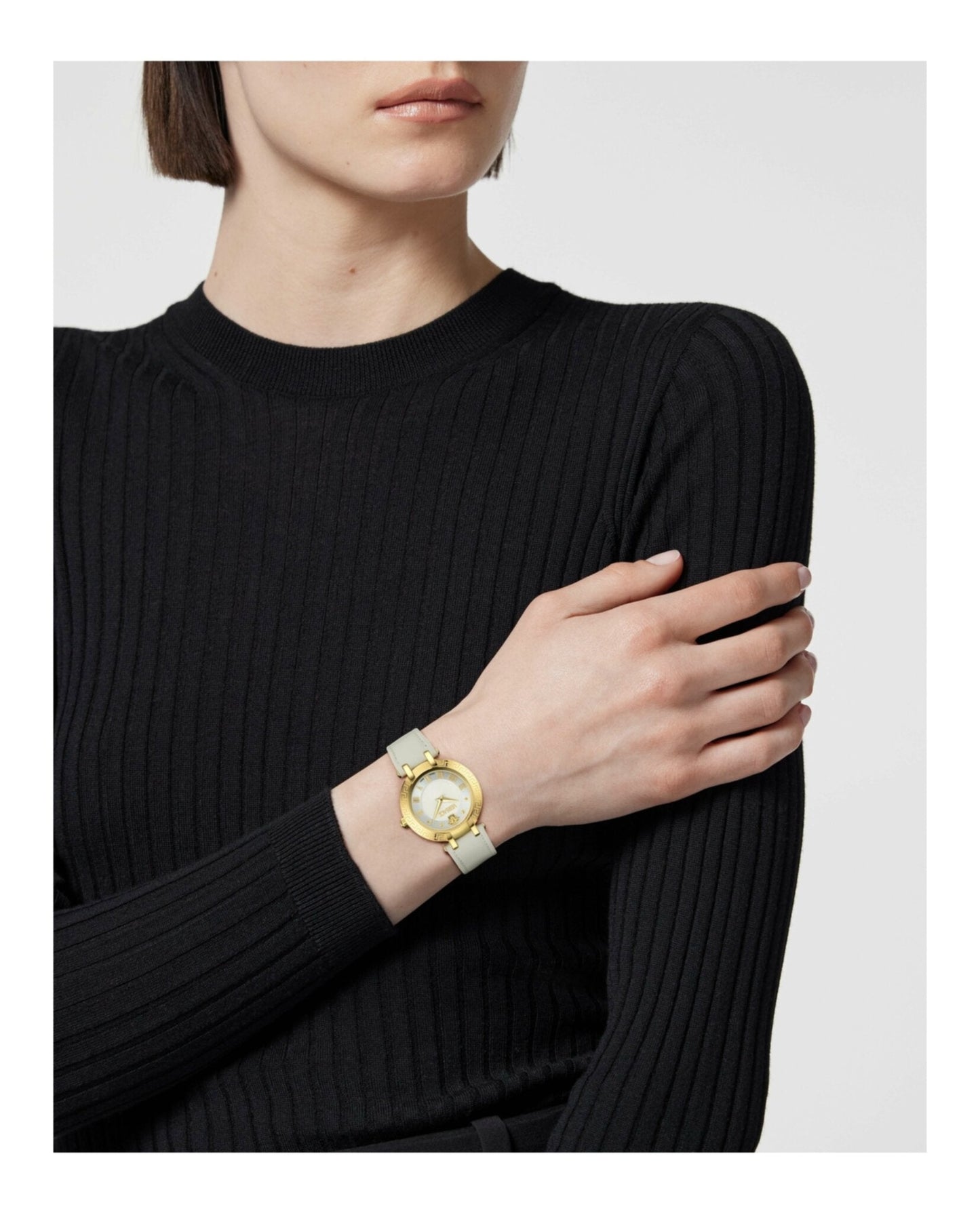 Versace  Antlia Leather Watch