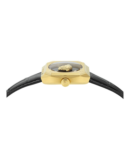 Versace Medusa Antares Leather Watch