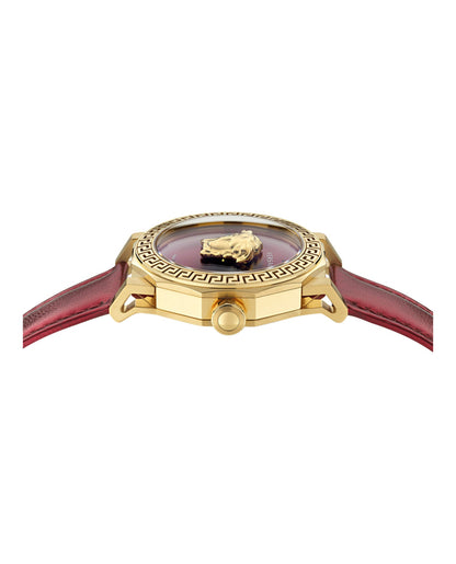 Versace Medusa Deco Leather Watch