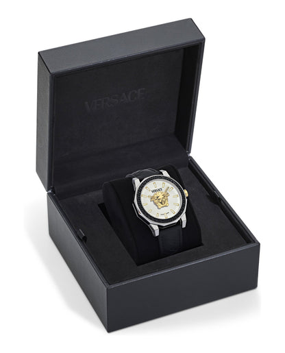 Versace Medusa Deco Leather Watch