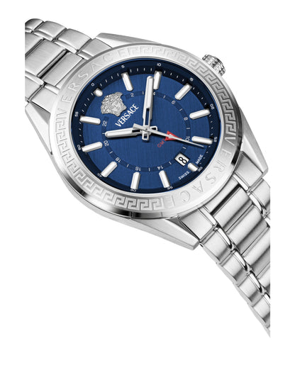 Versace V-Code GMT Bracelet Watch