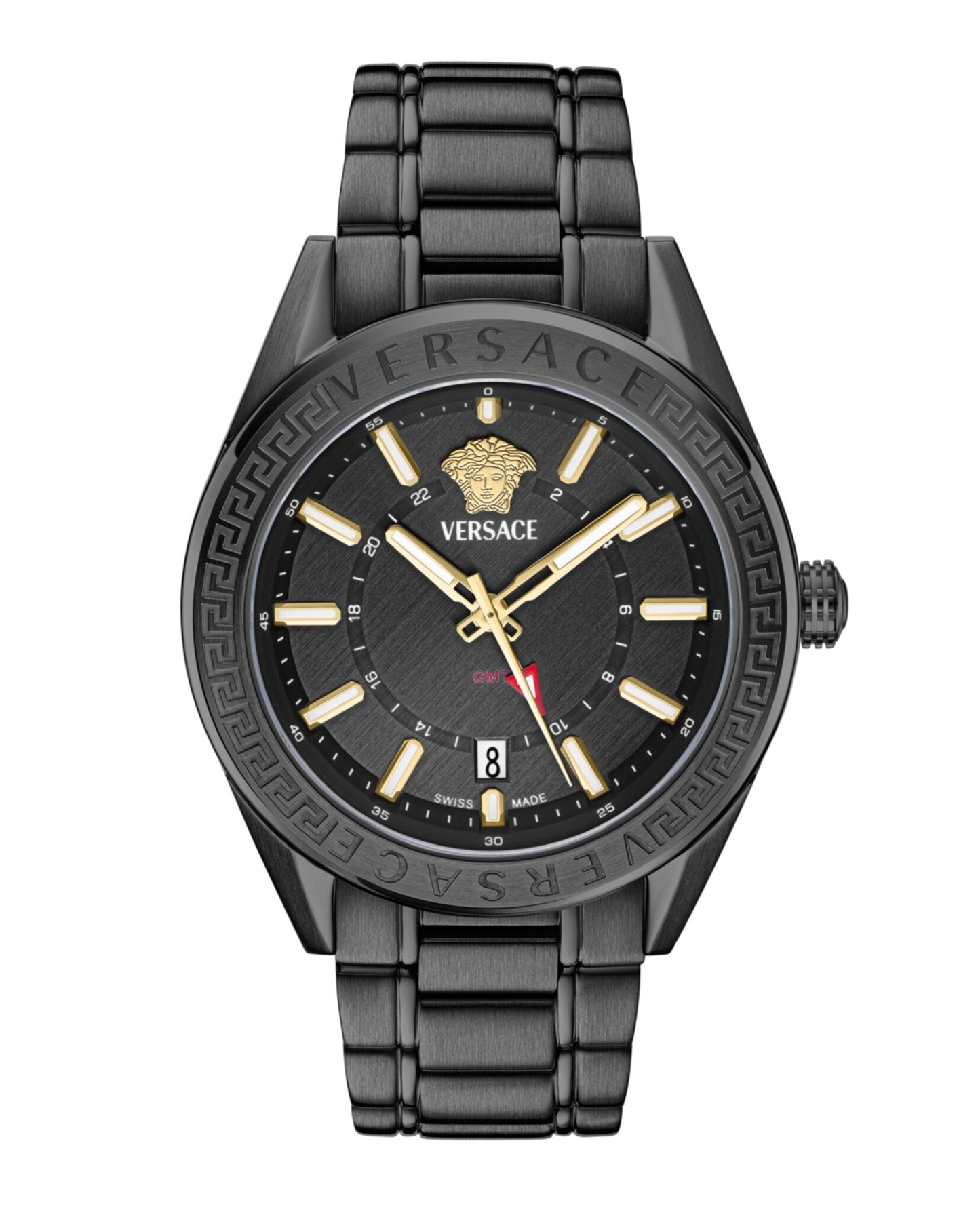 Versace V-Code GMT Bracelet Watch